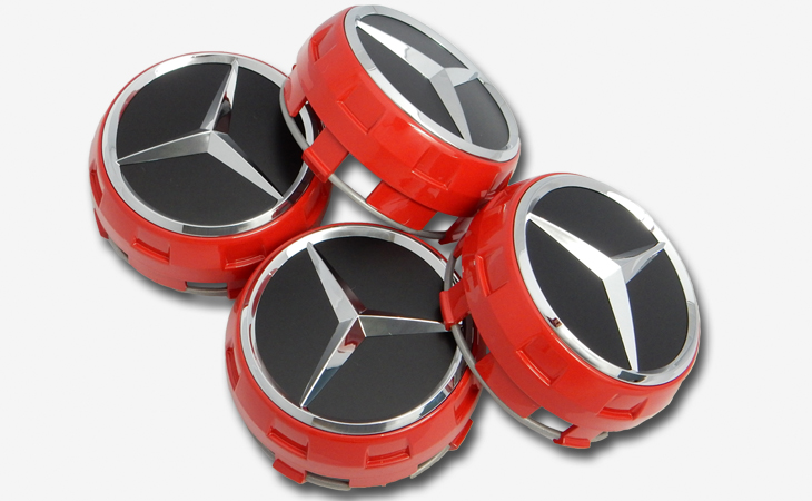 Mercedes Benz メルセデス ベンツ 純正品 AMG センターキャップ RED